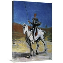30 in. Don Quixote Art Print - Honore Daumier