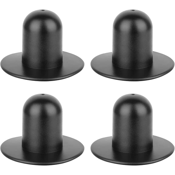 4-Pack Pool Wall Plug Replacement - Swimming Pool Pump Strainer Hole Plugs for Above Ground Pools, Durable Black Stoppers,pool plugs (Fit Filter Pump, Drain, Water Seal)-1