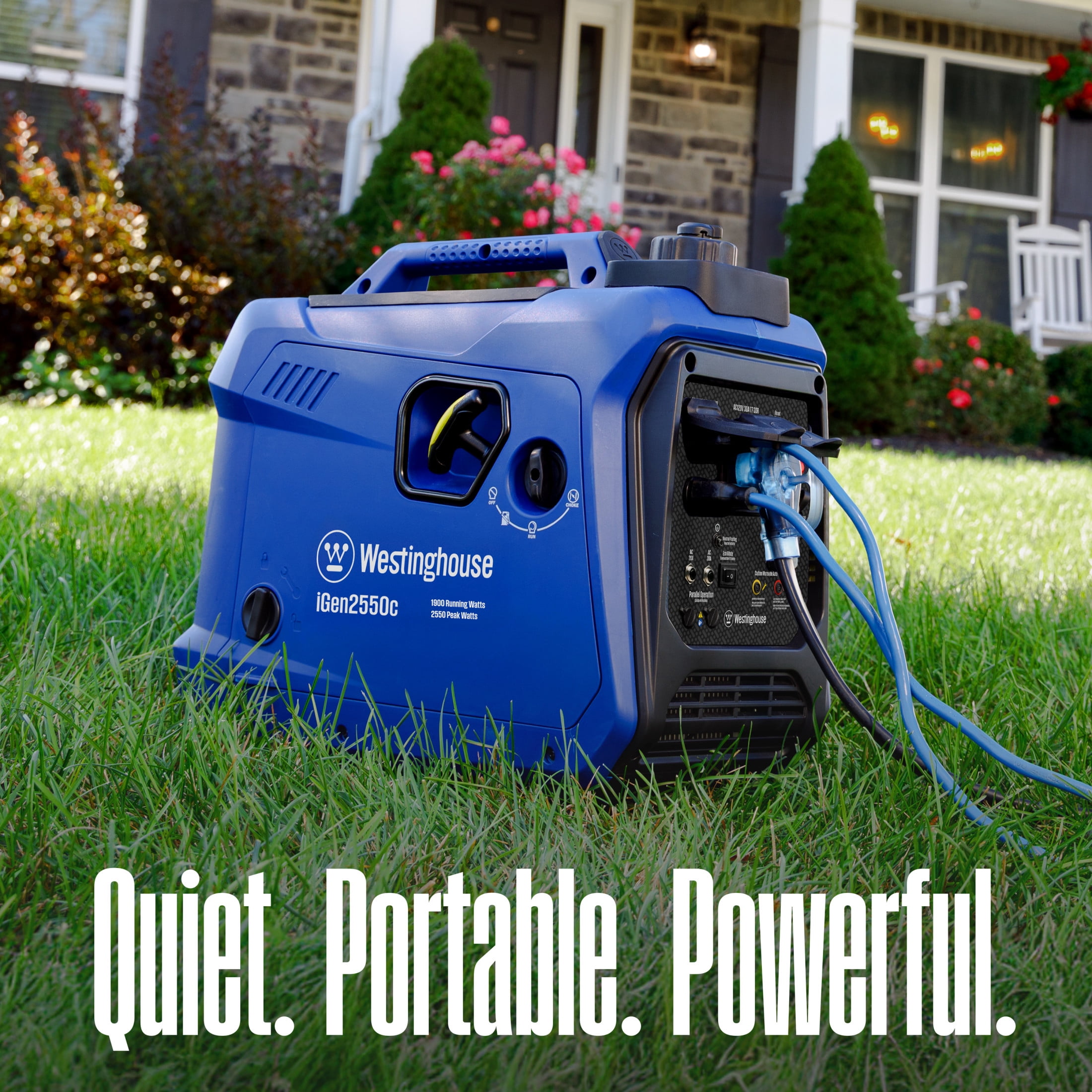 Westinghouse 2550 Peak Watt RV Ready, Gas Powered Portable Inverter Generator with CO Sensor
