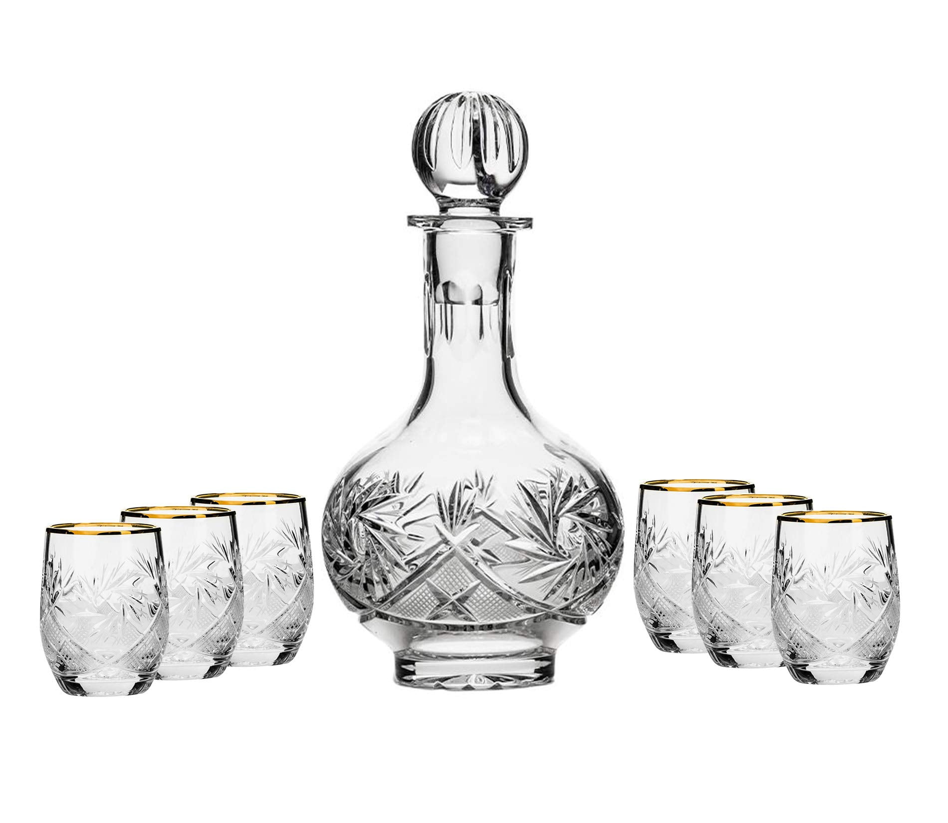 Bull Carafe Soviet Glass Small Carafe, Art Glass Bottle for  Cognac/liquor/whiskey, Vintage Home Decor, Clear ,vintage Gift 