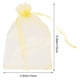 thumbnail image 3 of 100 bolsas de organza para joyería, bolsas de regalo con cordón para dulces, bolsas de organza para recuerdos de fiesta, 3 of 6