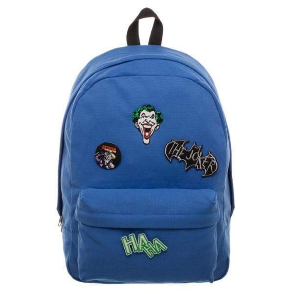 blue school book bag