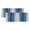 Blue, variant on Valances for Windows, Blue Ombre Stripe Kitchen Curtains Valances 2 Pack for Living Room Bedroom Bathroom, Farmhouse Simple Striped Light Filtering Curtains Rod Pocket Valance 42"x12"