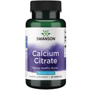 Swanson Calcium Citrate 200 mg 60 Capsules