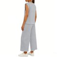 thumbnail image 6 of Cutuoiiu Plus Size Women's Solid Color Loose Fit Wide Leg Jumpsuit with Ruched Bust Design and Pockets for Spring and Summer Daily Wear Gifts, 6 of 7