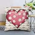 thumbnail image 1 of Valentine's Day Linen Pillowcase Home Sofa Cushion Pillowcase Multicolor, 1 of 6