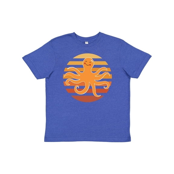 Inktastic Octopus Ocean Sunset Youth T-Shirt
