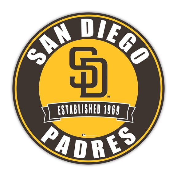San Diego Padres 24" Circle with Banner