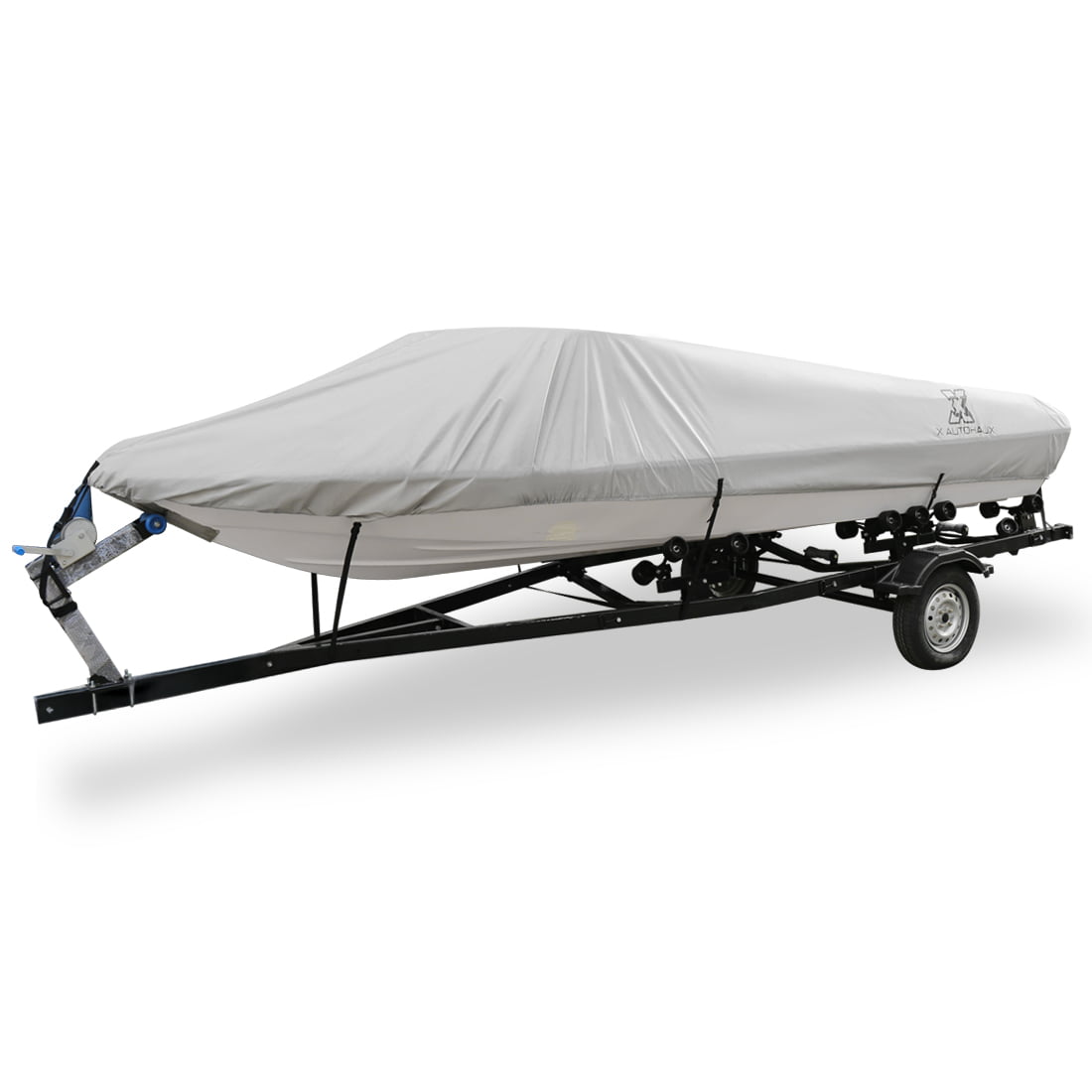 1416ft 90" 300D Polyester Boat Cover Waterproof Gray VHull Protector Walmart Canada