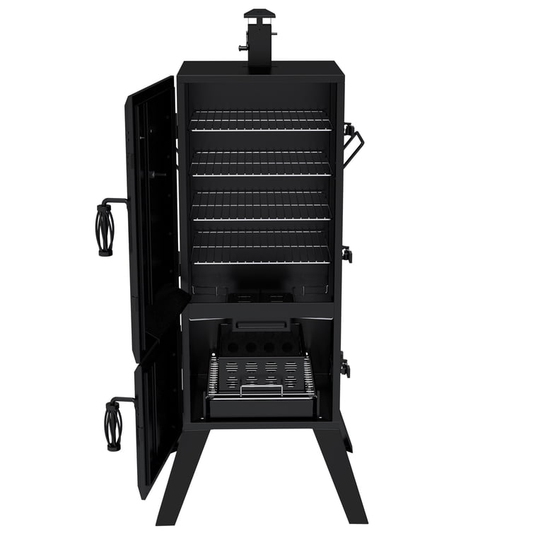 Dyna-Glo DGX780BDC-D 36 Vertical Black Charcoal Smoker - Walmart.com
