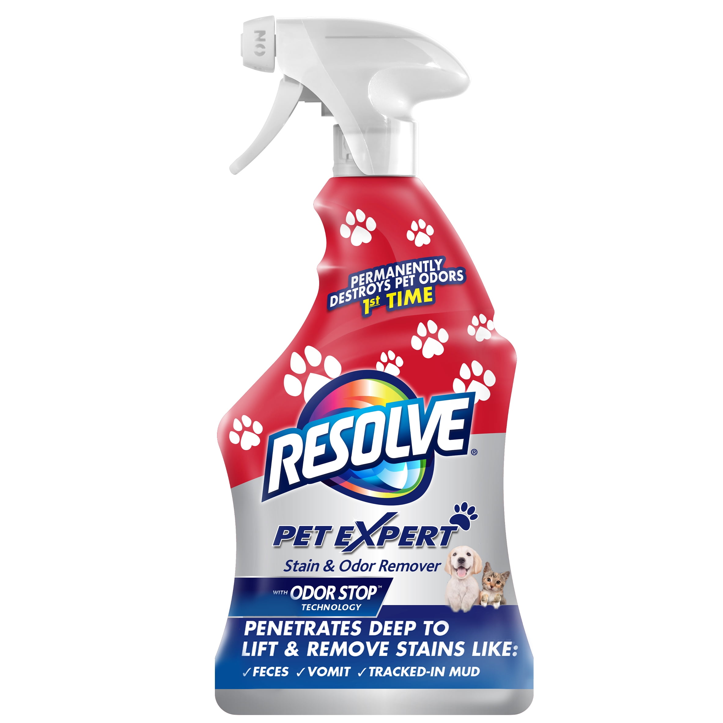 RESOLVE Pet Stain Odor Remover, Unscented, 22 Fluid Ounce