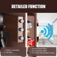 thumbnail image 5 of Security Cabinet Safe, Steel Lock Box hand Gun Safe with Digital Keypad Access -Perfect for Home/Office/Hotel, Secure Pistols, Documents, Jewelry, Valuables-13.75 x 13 x 15Inches Keypad Safe, 5 of 6