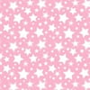 David Textiles Flannel Starry Night White & Pink Fabric, per Yard