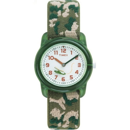 kid's digital 35mm double layer fabric strap watch