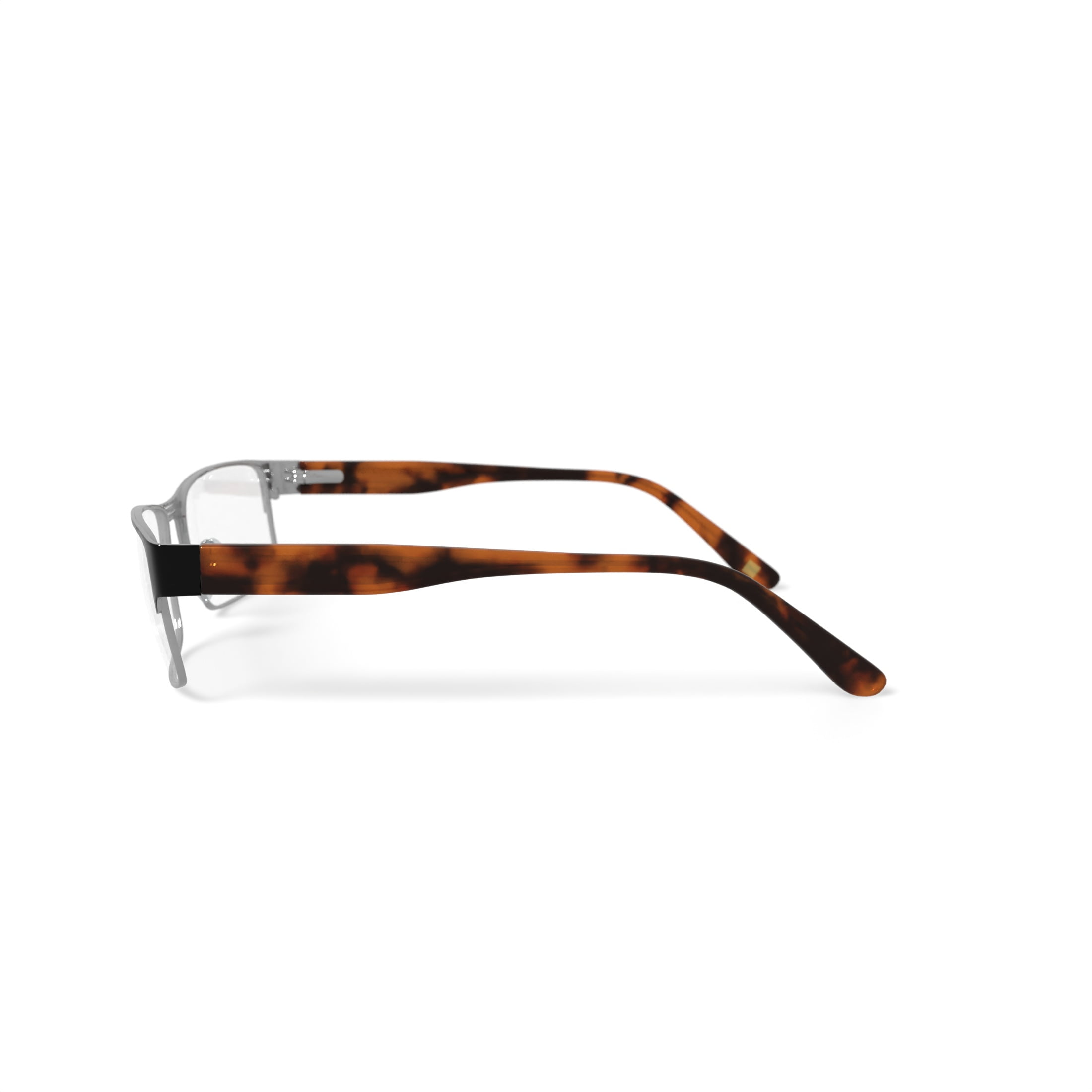 Randy Jackson Men's RJ 1055 Rectangular Prescription Eyeglasses with Case, Black/Gold
