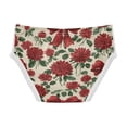 thumbnail image 2 of Boys cotton triangle briefs safety standard comfortable and breathable children's underwear Red Christmas Bows and Floral, 2 of 7