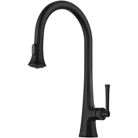 Kraus Kpf-4104 Savan 1.8 GPM Single Hole Pull Down Kitchen Faucet - Black