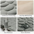 thumbnail image 5 of Memory Foam Bath Mat Rug 32x20, Soft and Absorbent Cobblestone Bathroom Rugs, SBR Non-Slip Bottom, Comfortable, Quick Dry Machine Washable Bath Carpet for Bathroom, Tub and Shower, 5 of 9