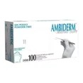 thumbnail image 1 of Guantes descartables antideslizantes Ambiderm Soft color blanco talle M de nitrilo x 100 unidades, 1 of 1