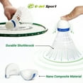 thumbnail image 6 of E-Jet Rackets LED Lightning Shuttlecocks Combo Portable Sport Badminton Net Set, 8 lbs, 6 of 8