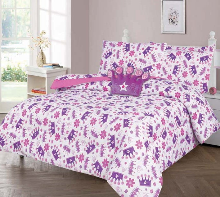 6-PC TWIN CROWN Complete Bed In A Bag Comforter Bedding ...