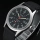 thumbnail image 4 of Reloj de cuarzo para hombre, reloj de pulsera deportivo de acero inoxidable con fecha militar para hombre, reloj de cuarzo, 4 of 5