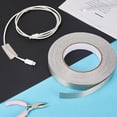thumbnail image 4 of 50m*20mm Faraday Cloth Tape Double Conductive Fiberglass Fabric Adhesive Tape for EMI Shielding RF Blocking Laptop Cellphone LCD Cable Wire Harness Wrapping Beige DIY, 4 of 8