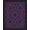 Purple, Pattern 5, variant on Design&I 8'x10' Washable Area Rug Deep Purple Elegance with Symmetrical Floral Design Intricate Star and Blossom Motifs for Dining Room, Large Office, Lounge, Snag-Free