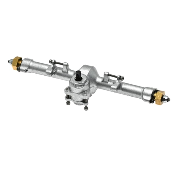 Ejes de transmisión de eje delantero trasero de aluminio CUTICAT apto para Axial SCX24 1/24 RC accesorios todoterreno repuestos eje del eje trasero