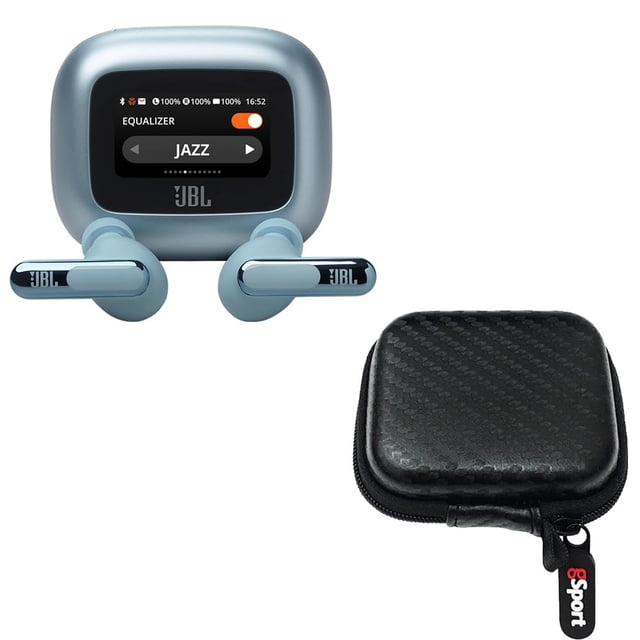 Auriculares JBL Live Beam 3 inalámbricos con cancelación de ruido, audio Hi-Res, azul