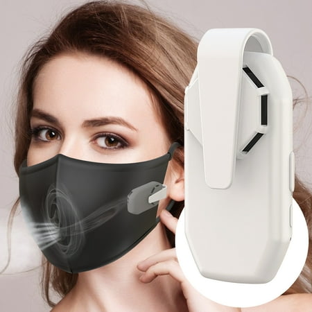 

Lydiaunistar Fans Personal Wearable Air Face Fan USB Mini Portable Reusable Protective Clip Fans
