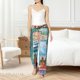 thumbnail image 4 of Fotbe Coastal Cat By The Window Pantalones de Pijama para Mujer, Pantalones de Dormir, Pantalones Pj con Cordón y Bolsillos-3X-Large, 4 of 6