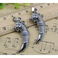 thumbnail image 4 of U8MO 1~30pc Jewelry Making DIY Dragon Head Wolf Tooth Alloy Charms Necklace Pendant-bronze-10pcs, 4 of 9