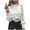 Beige, variant on Giftesty Womens Plus Size Fashion Women's Lace Long Sleeve V-neck Button Shirt Long Sleeve Shirt Top