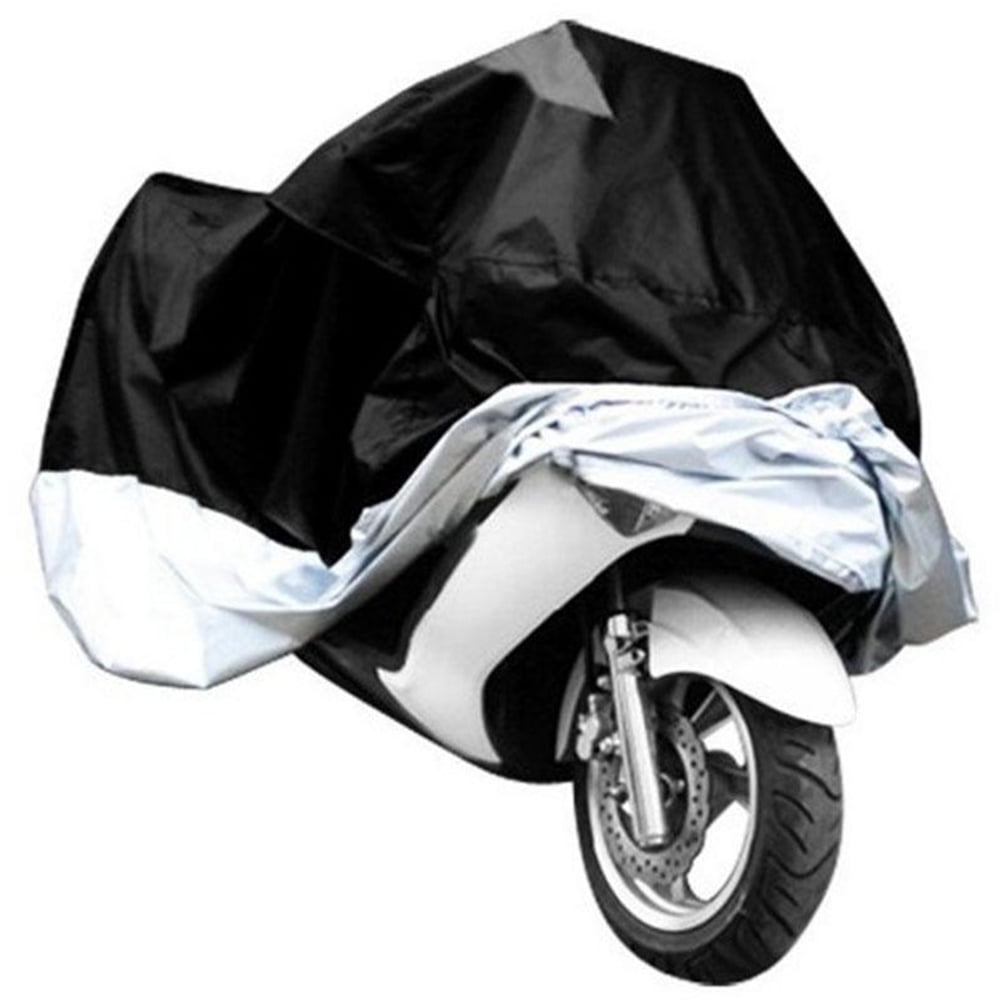 SAMGU Outdoor Indoor Motorcycle Motorbike Water Resistent Waterproof Rain UV Protective Cover Black/Green XL 245x105x125cm 