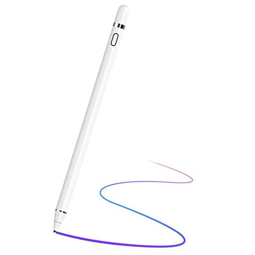 Stylus Pens for Touch Screens,Active Digital Pencil Compatible with iPad/iPad Pro/Air/Mini/iPhone/Other Tablet Drawing&Writing (White)