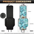 thumbnail image 7 of COEQINE Car Front Seat Cover 2 Pack Quilted Soft Breathable Captain Chair Seat Cover Non-Slip Pet Car Seat Protector Fits for Sedans SUVs Trucks, Sea Turtle Lighthouse Blue, 7 of 7