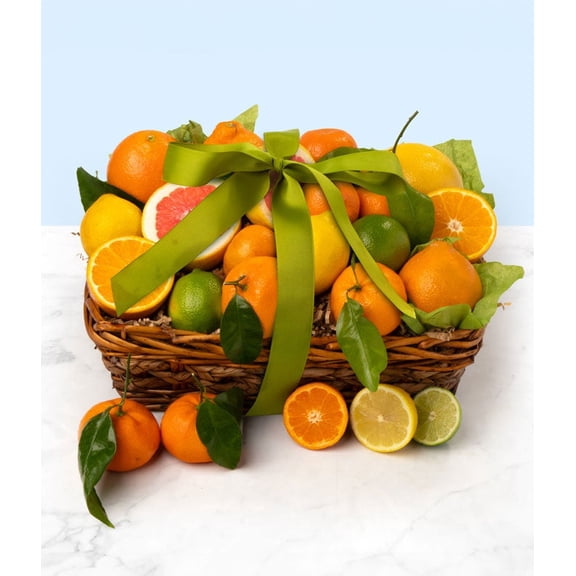 From You Flowers - California Sunshine Citrus Fruit Basket for Birthday, Anniversary, Get Well, Congratulations, Thank You, All Occasions
