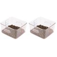 thumbnail image 1 of Recipiente de almacenamiento de alimentos Rubbermaid transparente de 4 litros, paquete de 2, 1 of 7