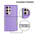 thumbnail image 5 of for Galaxy S24,S24 Plus,S24 Ultra Case,Njjex Heavy Duty Shockproof Dual Layer Rugged Full-Body Protective Phone Cover,2 in 1 Silicone Rubber Phone Case for Samsung Galaxy S24 Ultra- Purple 2024, 5 of 6