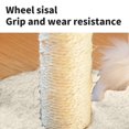 thumbnail image 5 of Nebwoak Sisal Cats Scratching Post and Climbing Frame - Small Cat Toy, Beige, 20x20x13cm,Beige,Size Free Size, 5 of 6
