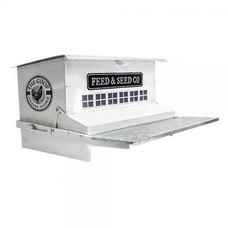 Woodlink WL24865 Rustic Farmhouse Absolute The Coop&trade; Large White Chicken Feeder