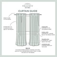 thumbnail image 5 of Exclusive Home Rideaux Navaro Voilage à Illets Paire, Blanc Hiver, 54x84, 2 Pcs, 5 of 5