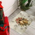 thumbnail image 6 of kladzum Christmas Doormat Bells Christmas Decorations Printed Door Mats Non-slip Bath Mat Small Carpet 23.6"x15.7" Floor Mat for Living Room, Bedroom, Bath, Door, Holiday Gifts, 6 of 6
