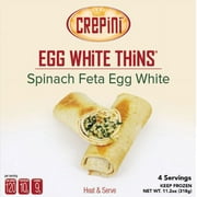 Crepini Spinach Feta Egg White Rollup