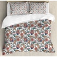 thumbnail image 3 of Paisley Duvet Cover Set, Classical Tribal Motifs with Flower Leafs and Other Ornamental Details Image, Decorative 2 Piece Bedding Set with 1 Pillow Shams, Twin Size, Multicolor, by Ambesonne, 3 of 3