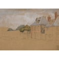 thumbnail image 3 of Edwin Austin Abbey 24x18 Black Modern Framed Museum Art Print Titled - Architectural Study, 3 of 5