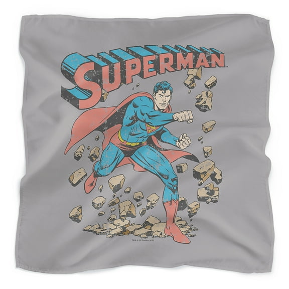 Superman Mad at Rocks Bandana (21 in x 21 in)