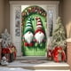 thumbnail image 4 of Cortina navideña de 89 x 180 cm | Cortina de poliéster con motivos festivos | Decoración de pared y puerta para fiestas navideñas y decoración del hogar, 4 of 5