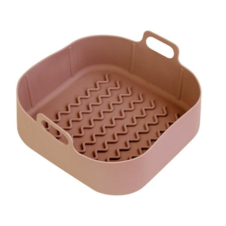 

Guolarizi Air Fryer Fittings Square Silicone Pot Pad Wavy Stripes